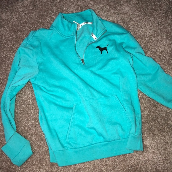 PINK Victoria's Secret Tops - VS Pink Boyfriend fit half zip :)